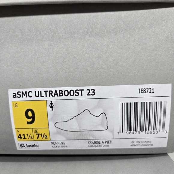 adidas Ultra Boost 23 by Stella Mccartney Clear Onix White Women's Shoes Size 9 - Picture 8 of 8